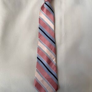 Elegant Striped Clip-on Boys Tie